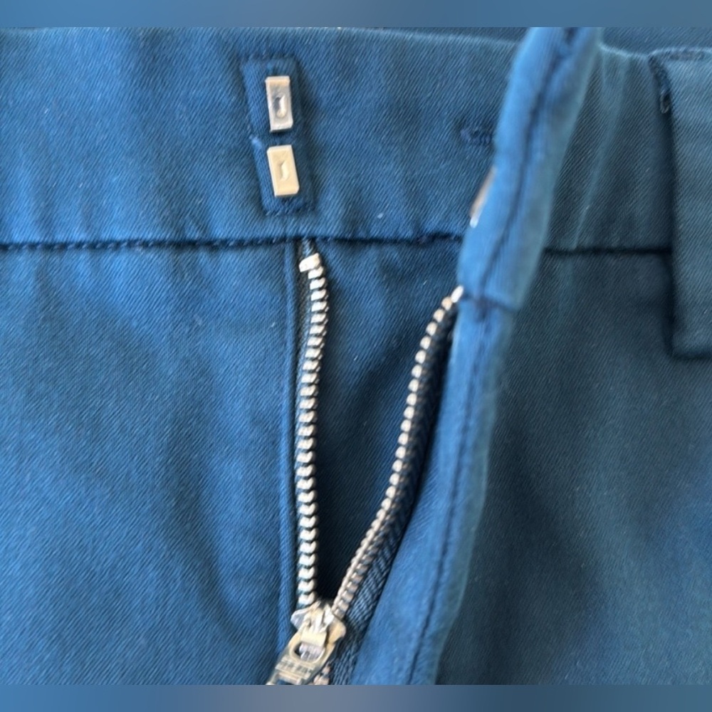 Level 99 Francis Straight Leg Trousers Teal PLUS - Picture 6 of 9